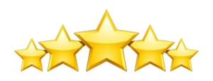 5 shiny gold stars to show that MechaMedix is a highly rated mobile mechanic in Bakersfield, CA