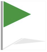 A green flag