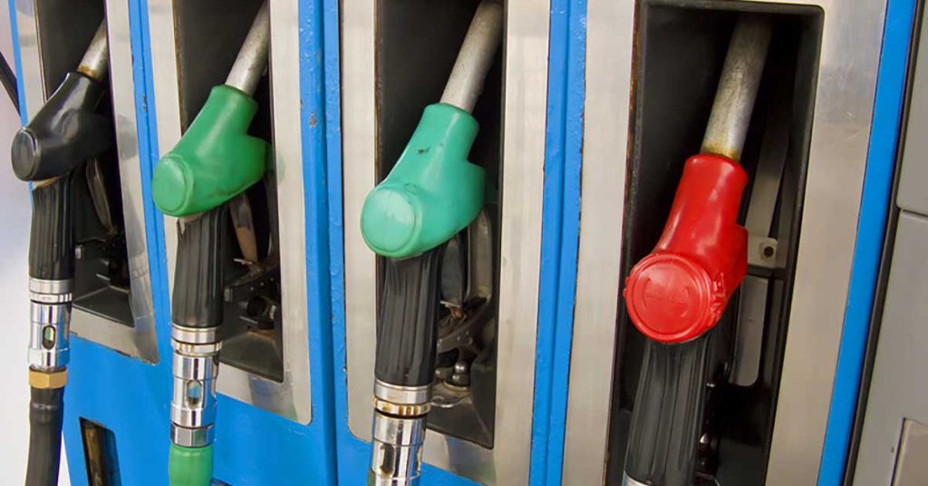 regular gas, diesel gas pumps